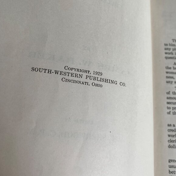 1929 20th Century Accounting College Edition James Baker Vintage Book Green - Picture 7 of 9